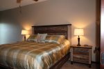 King size master bedroom suite w/TV